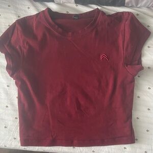 Oner Active Maroon Crop Top